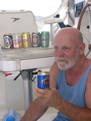 Phuket Yacht Haven Pat Tastes Various Beers